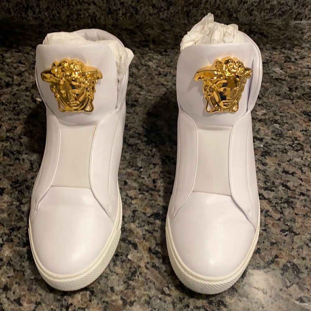 versace sneaker vitello nappa bionico used sneaker 44.5